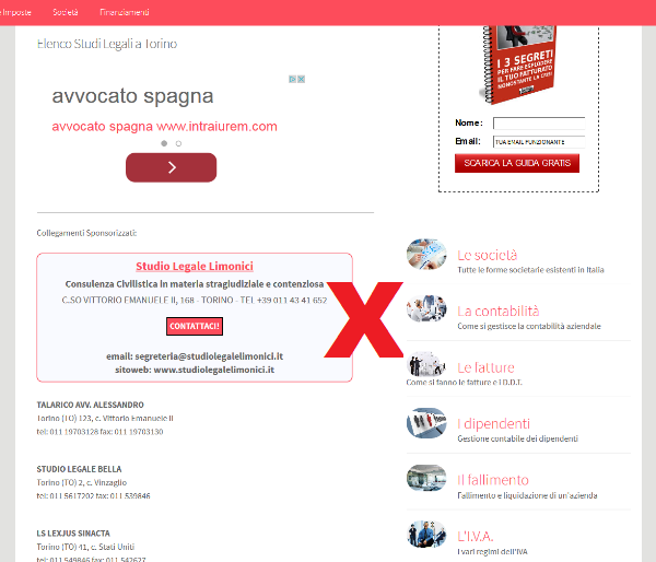 Iscrivi Sito